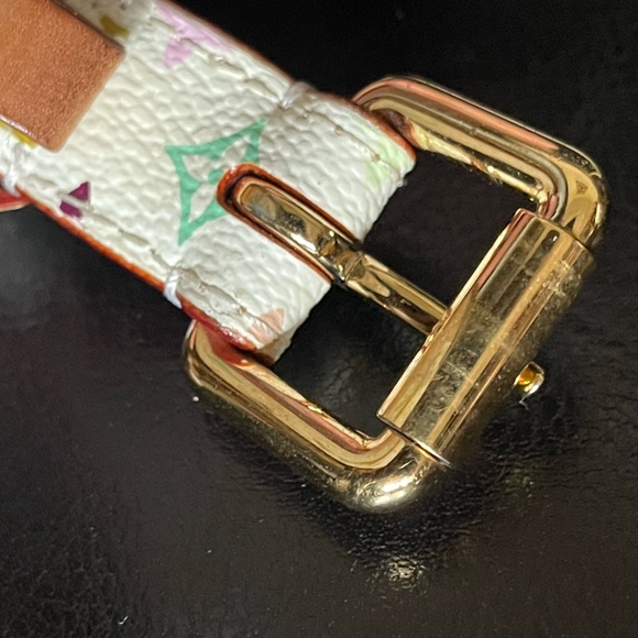 LV white Multicolor Belt - Picture 4 of 16